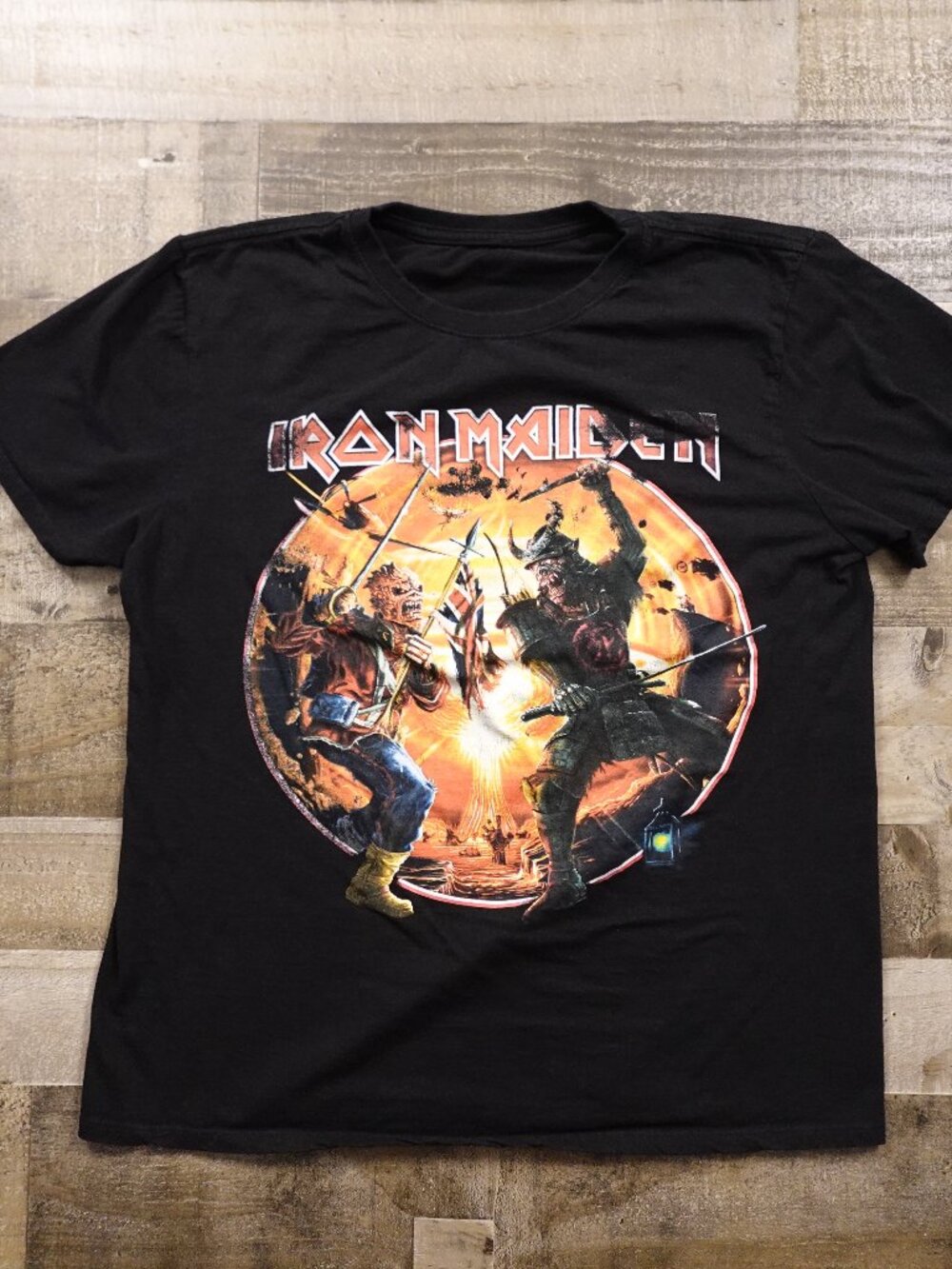 Iron Maiden Legacy of the Beast World Tour 2022 T-Shirt Men’s Large Black